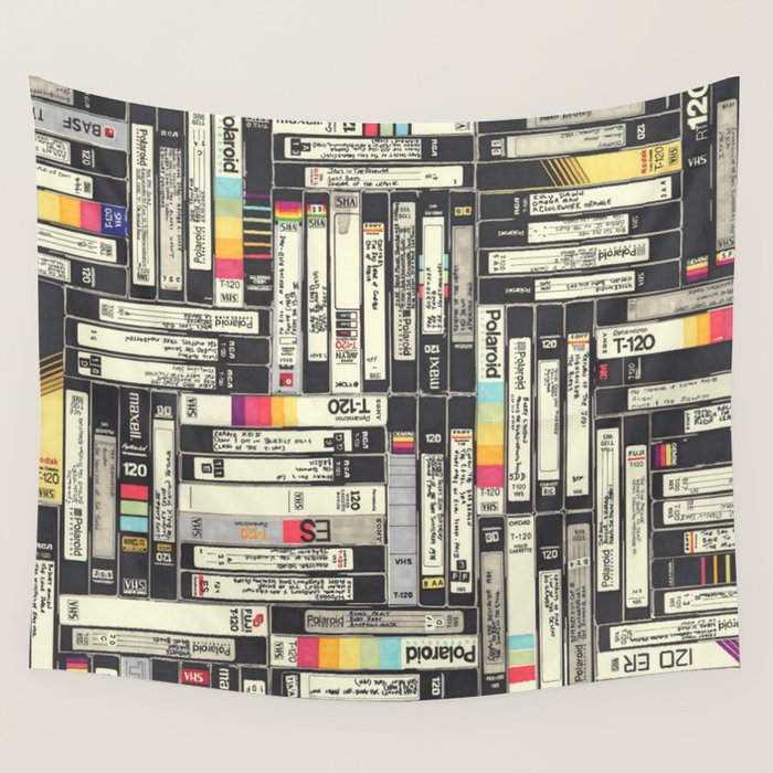 VHS Wall Tapestry Gallery Image 1