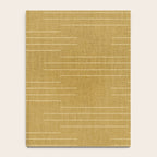 Minimalist, Boho, Line Art in Yellow Notebook Gallery Image 4