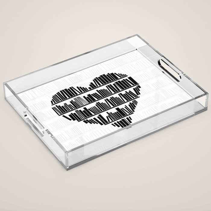 Book Lover II Acrylic Tray Gallery Image 1