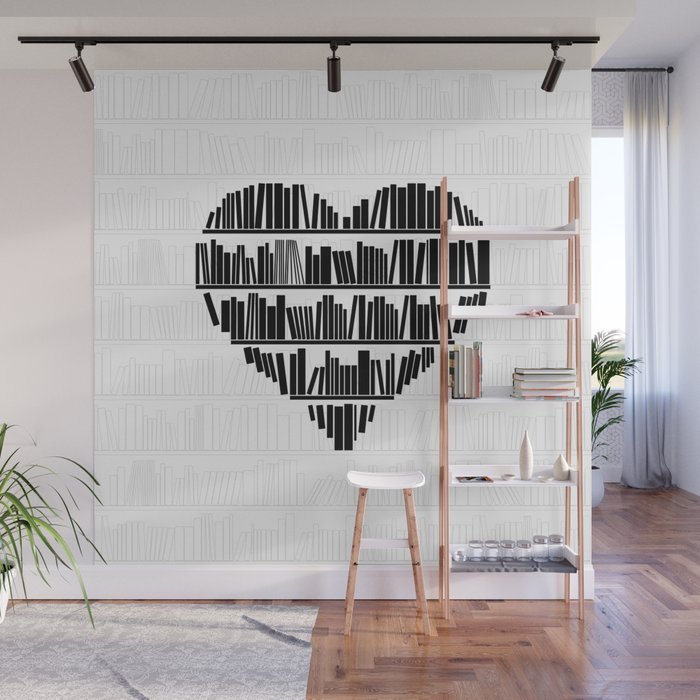 Book Lover II Wall Mural Gallery Image 1