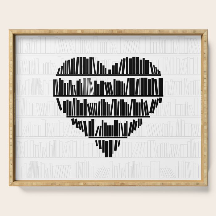Book Lover II Serving Tray Gallery Image 1