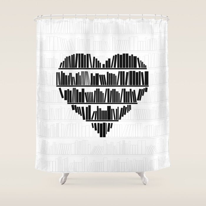 Book Lover II Shower Curtain Gallery Image 1