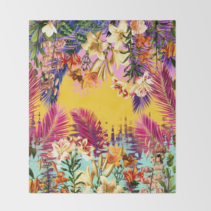 Tropical Time Throw Blanket Gallery Image 2