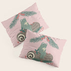 Frog on a Log with a Nog Pillow Sham Gallery Image 3