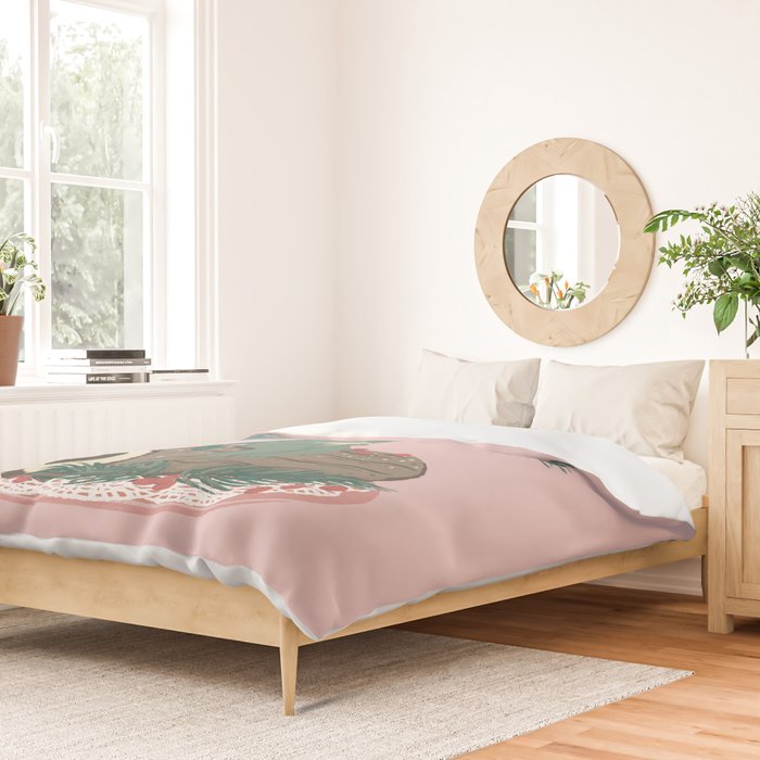 Frog on a Log with a Nog Duvet Cover Gallery Image 2