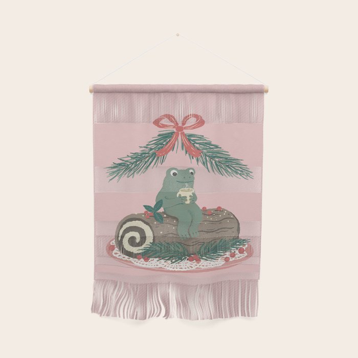 Frog on a Log with a Nog Wall Hanging Gallery Image 1