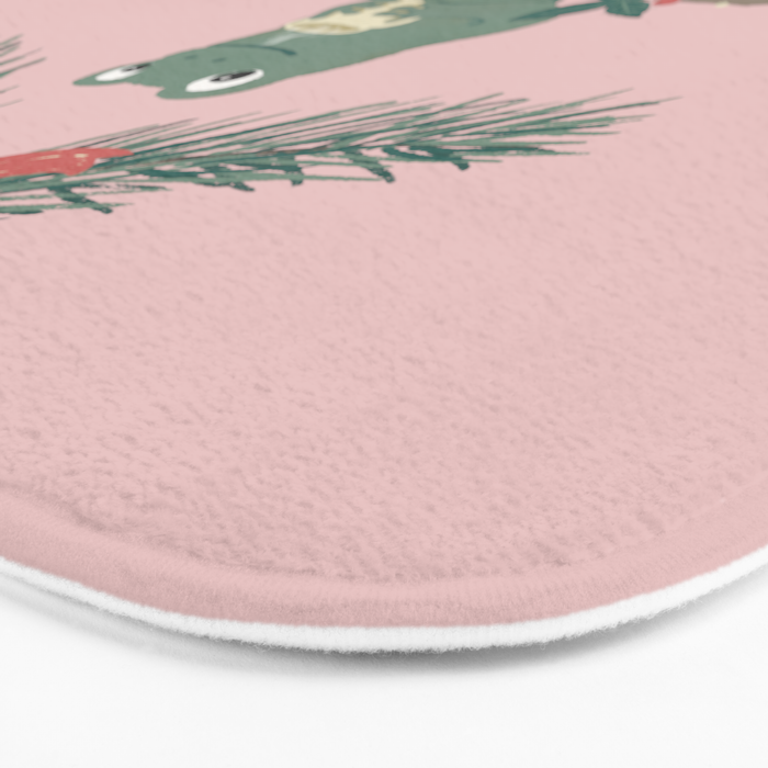 Frog on a Log with a Nog Bath Mat Gallery Image 3