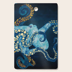 Metallic Octopus VII Cutting Board Gallery Image 1
