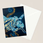 Metallic Octopus VII Stationery Card Gallery Image 2