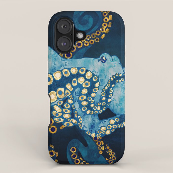 Metallic Octopus VII iPhone Case Gallery Image 1