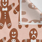 Gingerbread Men - Blush Palette Wall Tapestry Gallery Image 3