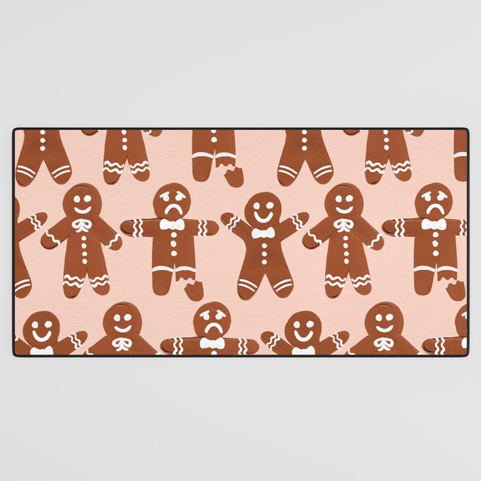 Gingerbread Men - Blush Palette Desk Mat Gallery Image 3