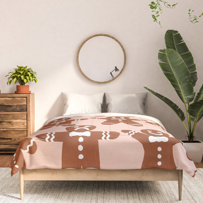 Gingerbread Men - Blush Palette Comforter Gallery Image 3
