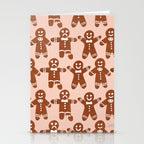 Gingerbread Men - Blush Palette Stationery Card Gallery Image 2