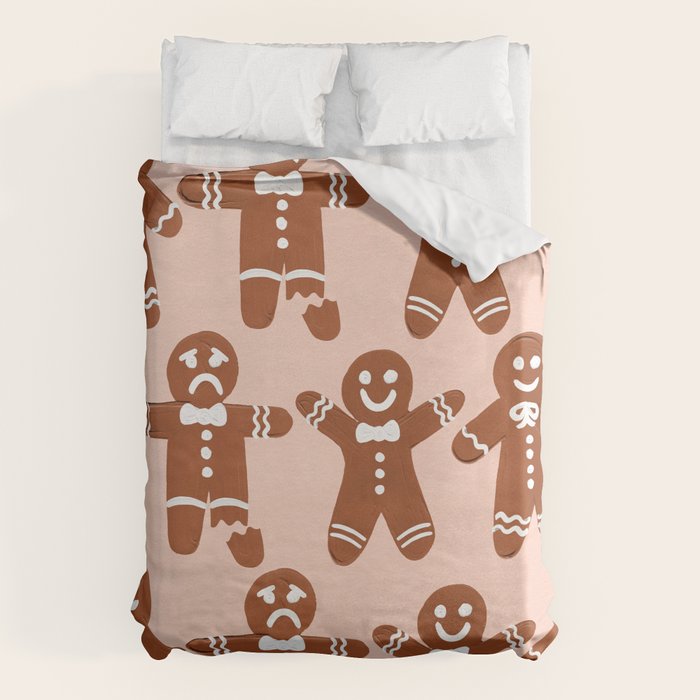 Gingerbread Men - Blush Palette Duvet Cover Gallery Image 6