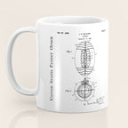 American Football Patent - Football Art - Black Chalkboard Coffee Mug Gallery Image 3