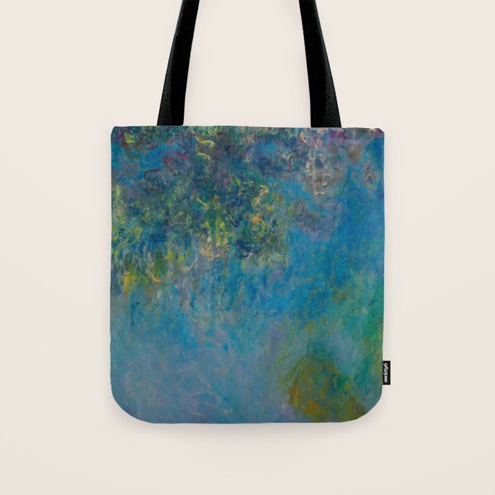 Wisteria by Claude Monet Tote Bag Gallery Image 1