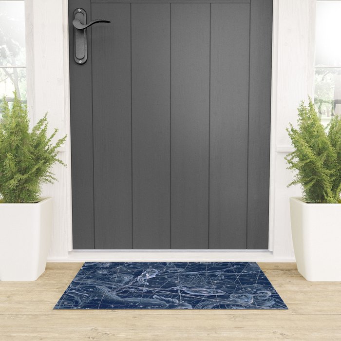 Pisces sky star map Welcome Mat Gallery Image 3