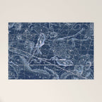 Pisces sky star map Welcome Mat Gallery Image 1