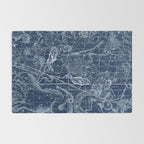 Pisces sky star map Rug Gallery Image 2