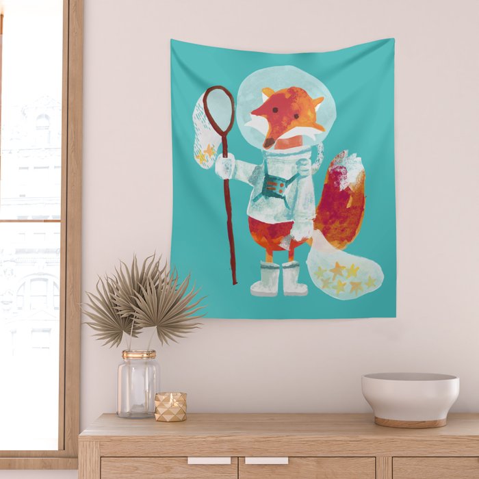 Catch the falling stars Wall Tapestry Gallery Image 2
