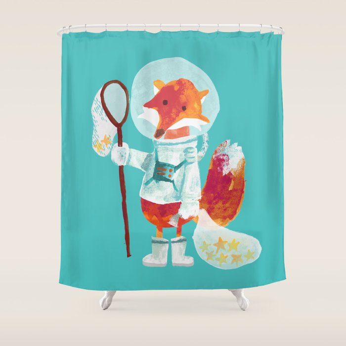 Catch the falling stars Shower Curtain Gallery Image 1