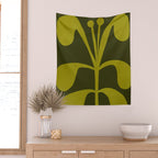 Abstract-botanical 15 Wall Tapestry Gallery Image 2