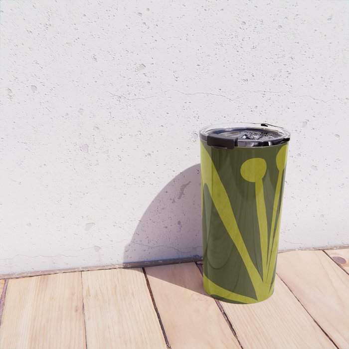 Abstract-botanical 15 Travel Mug Gallery Image 4