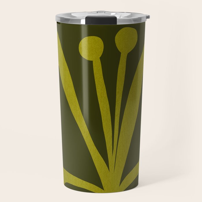 Abstract-botanical 15 Travel Mug Gallery Image 1