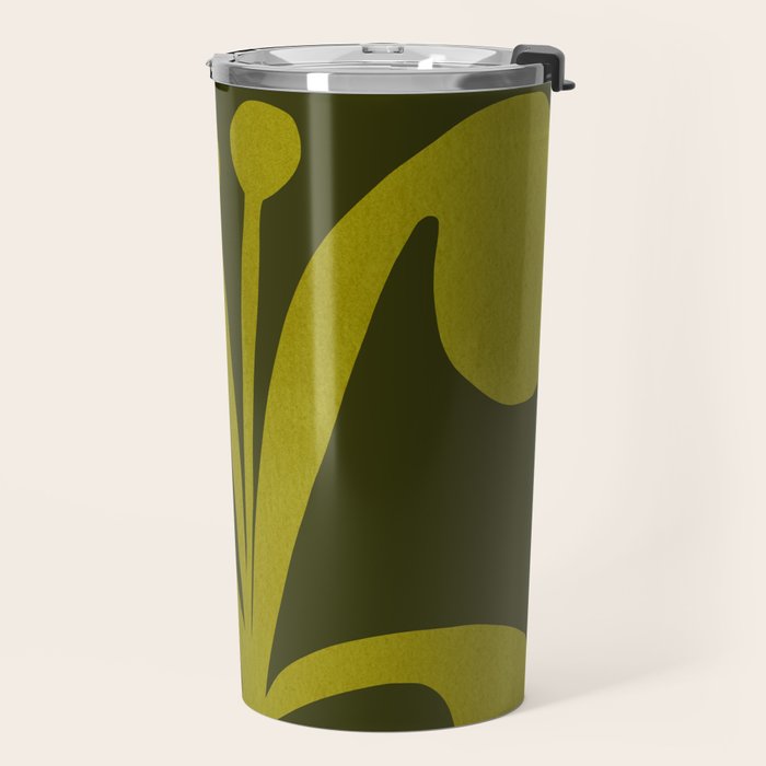 Abstract-botanical 15 Travel Mug Gallery Image 2