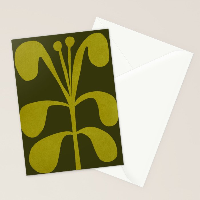 Abstract-botanical 15 Stationery Card Gallery Image 2