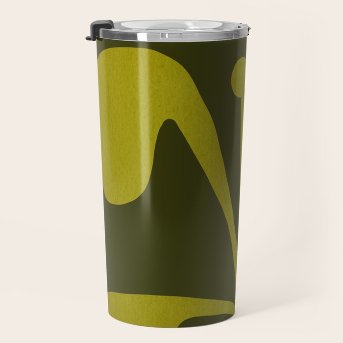 Abstract-botanical 15 Travel Mug Gallery Image 3