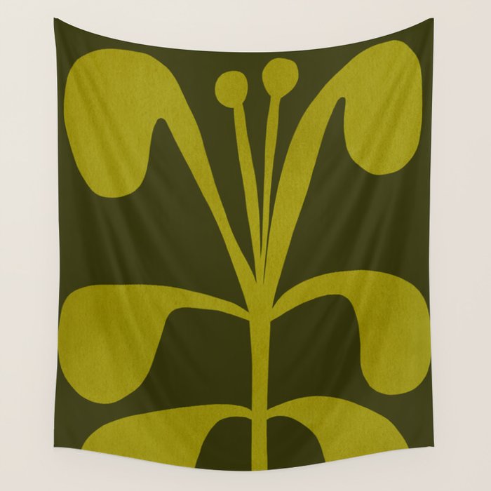 Abstract-botanical 15 Wall Tapestry Gallery Image 1