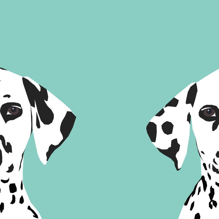 Dalmatian cute puppy dog black and white mint pastel gender neutral pet owner gifts love animals Coffee Mug Gallery Image 2