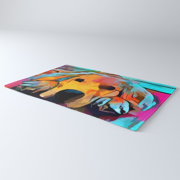 Golden Retriever 4 Rug Gallery Image 3