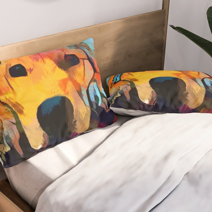 Golden Retriever 4 Pillow Sham Gallery Image 2