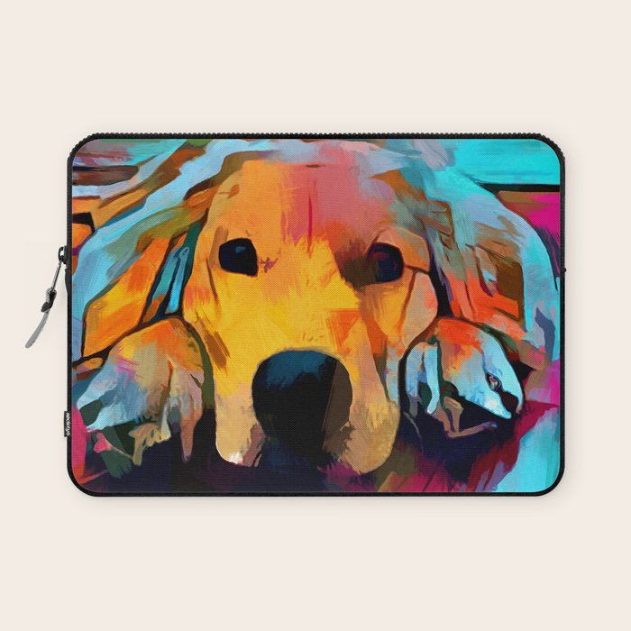 Golden Retriever 4 Laptop Sleeve Gallery Image 1