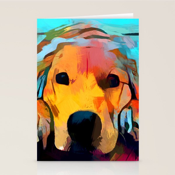 Golden Retriever 4 Stationery Card Gallery Image 1