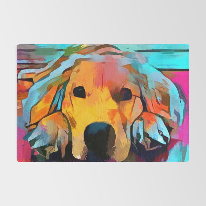 Golden Retriever 4 Rug Gallery Image 2