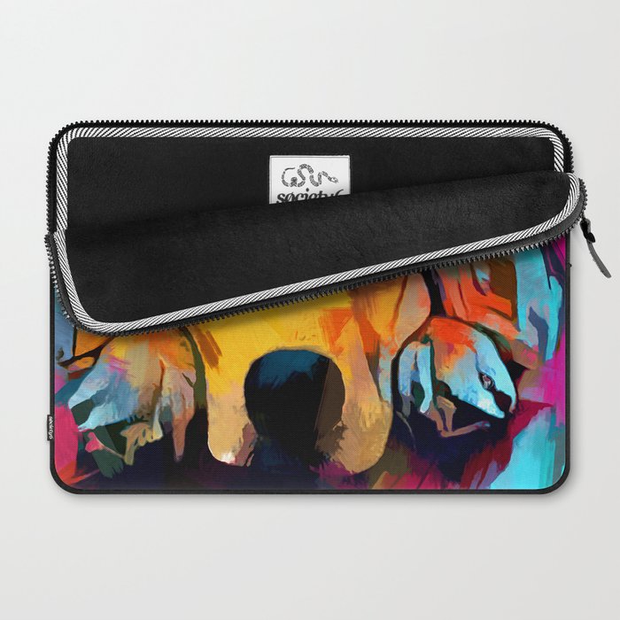 Golden Retriever 4 Laptop Sleeve Gallery Image 2