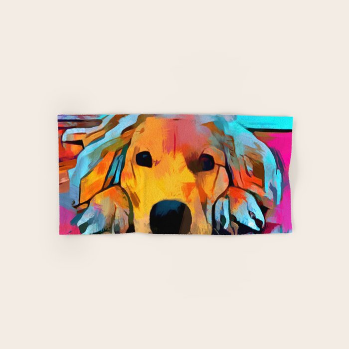 Golden Retriever 4 Bath Towel Gallery Image 1