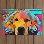 Golden Retriever 4 Outdoor Rug Gallery Image 1