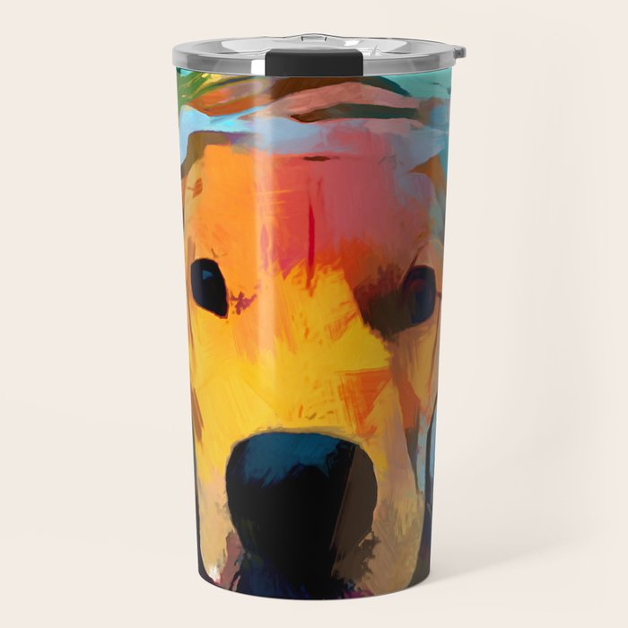 Golden Retriever 4 Travel Mug Gallery Image 1