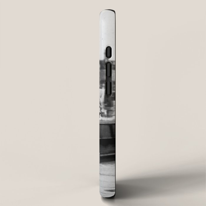 Woman Walking Pet Cheetah in London, 1939 iPhone Case Gallery Image 2