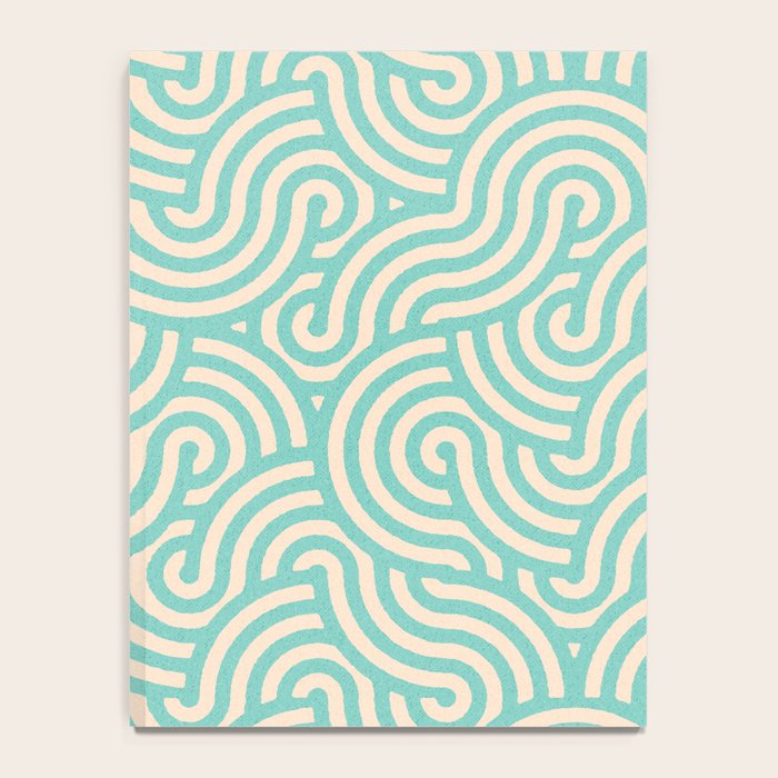 SWIRL Mint and Oat Notebook Gallery Image 4