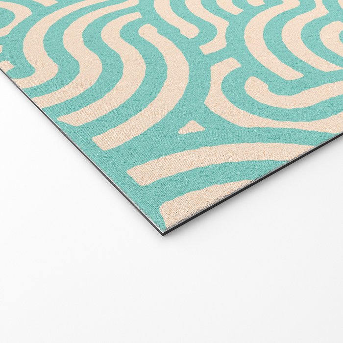 SWIRL Mint and Oat Welcome Mat Gallery Image 2