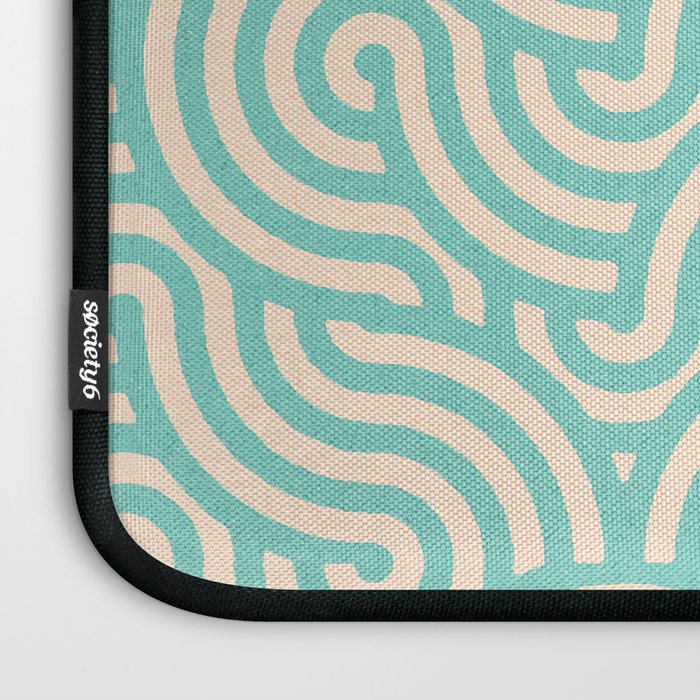 SWIRL Mint and Oat Laptop Sleeve Gallery Image 3