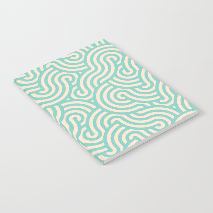 SWIRL Mint and Oat Notebook Gallery Image 2