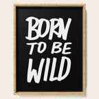 Born to Be Wild ~ Typography Serving Tray Gallery Image 1