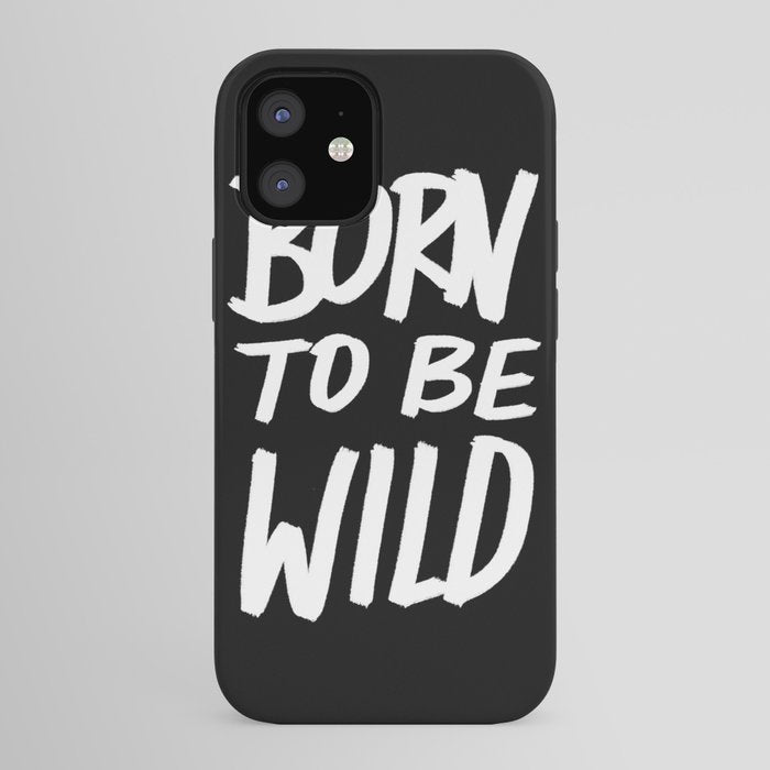 Born to Be Wild ~ Typography iPhone Case Gallery Image 41